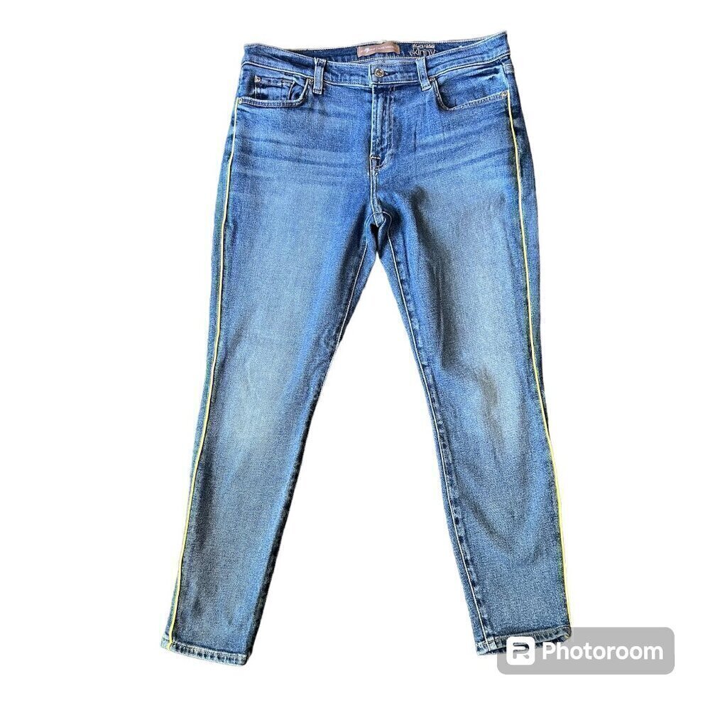 7 for all mankind  Luxe Vintage the Ankle Skinny casual blue Jeans. Size 31